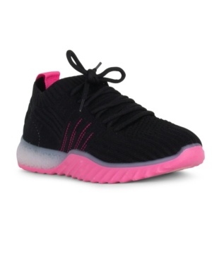 image of Danskin Positive Lace Up Sneaker with Contrast Upper Women-s Shoes
