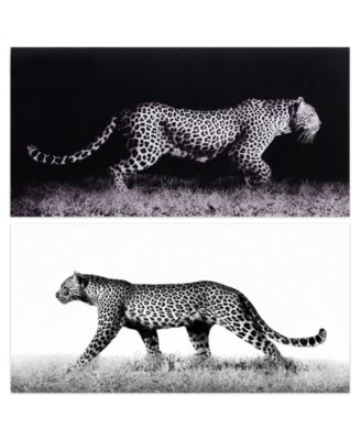 Fearless 1 and 2 Frameless Free Floating Tempered Glass Panel Graphic Wall Art, 24" x 48" x 0.2"