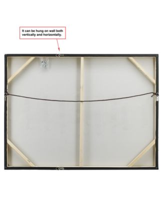 Gray Frequency Textured Metallic Hand Painted Wall Art by Martin Edwards, 30" x 40" x 1.5"