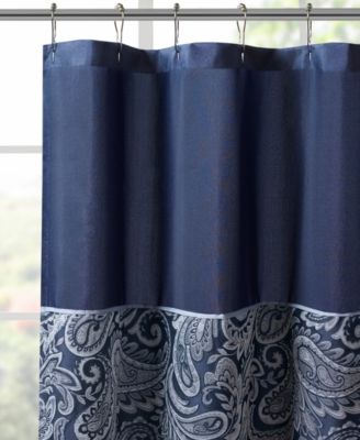 Aubrey Jacquard Beaded Shower Curtain, 72" x  72"