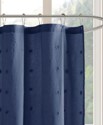 Brooklyn Pom Pom Shower Curtain, 70" x  72"