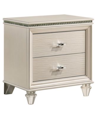 Furniture of America Shayer Pearl 2-Drawer Nightstand - Macy's