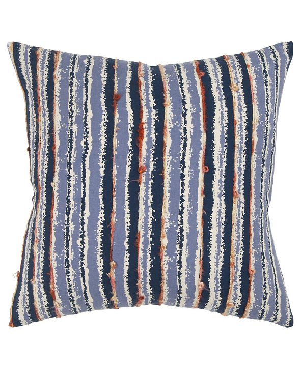 Rizzy Home Stripe Down Filled Decorative Pillow, 20" x 20" & Reviews