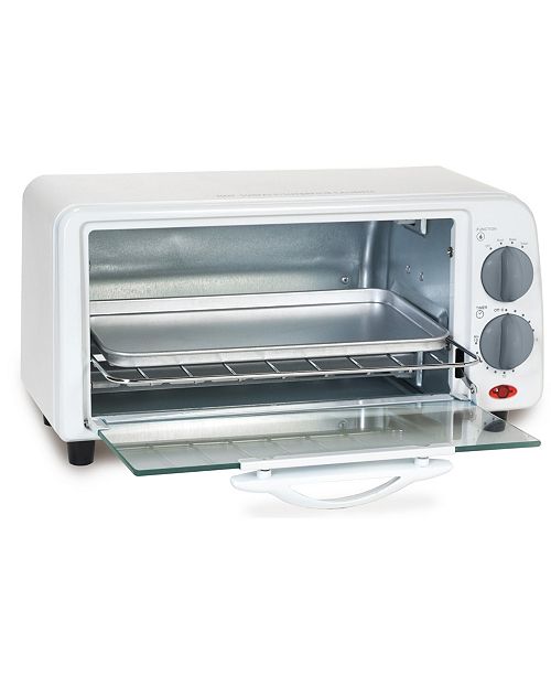 Elite Cuisine 2 Slice Toaster Oven With Broiler Timer Reviews Home Macy S