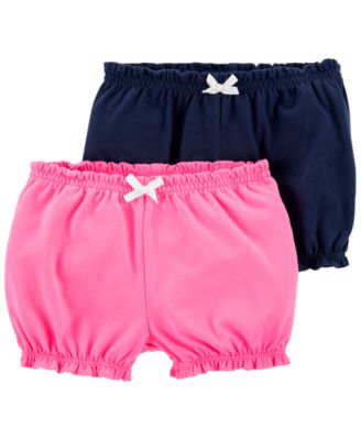Carter's - Baby Girls 2-Pk. Cotton Pull-On Bubble Shorts