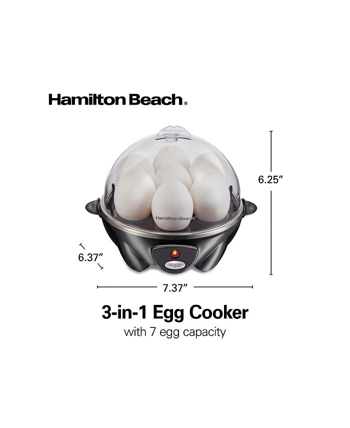 Hamilton Beach 3in1 Egg Cooker with 7 Egg Capacity Macy's