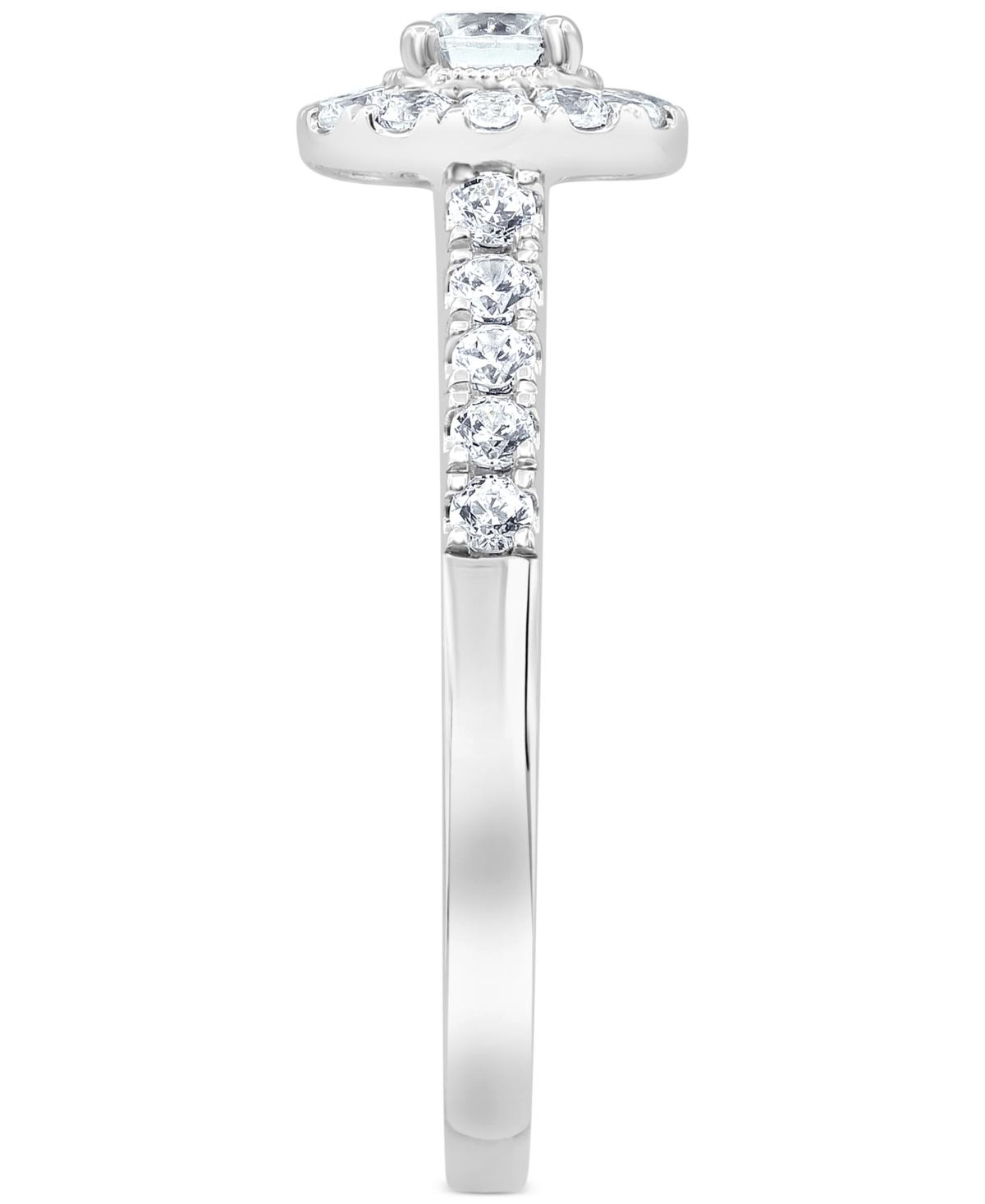 Diamond Halo Bridal Set (1 ct. t.w.) in 14k White, Yellow or Rose Gold