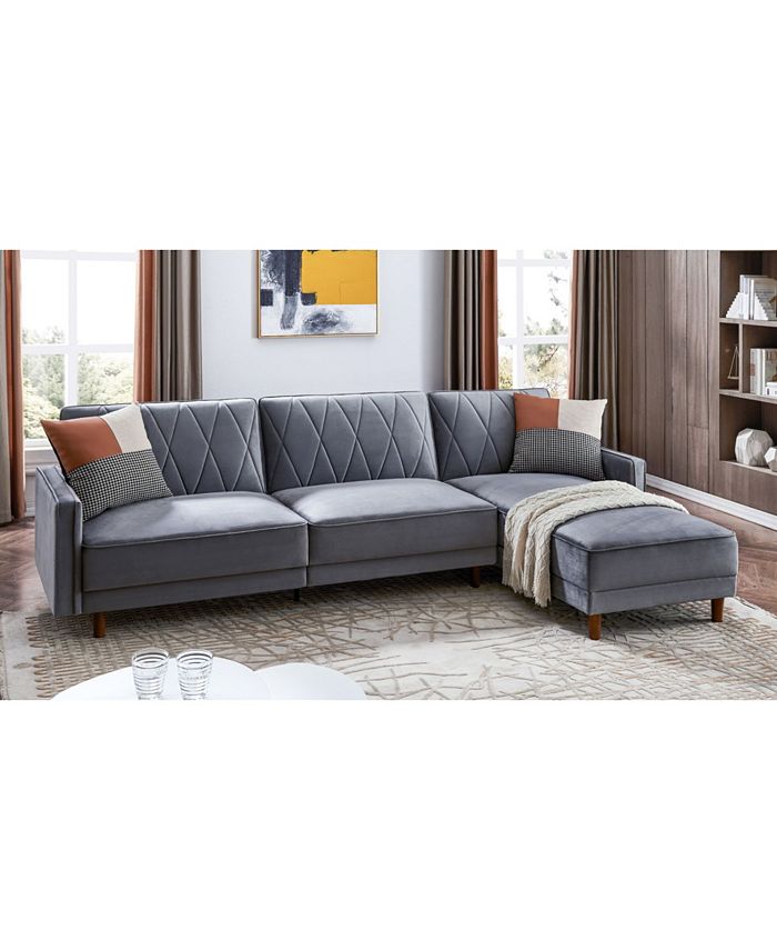 Gold Sparrow Riverside Convertible Sofa Bed Sectional Macy's