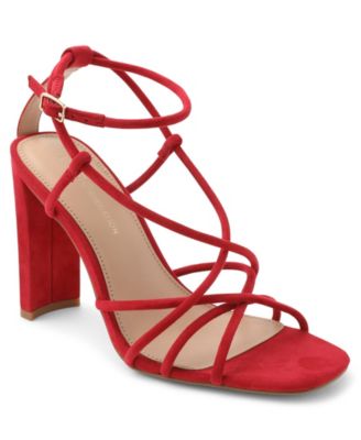 red dress sandals womens