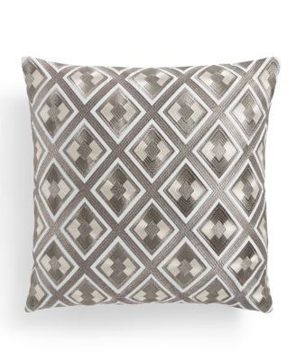 Hotel Collection - Bedford Geo 20" x 20" Decorative Pillow, Created for Macy's