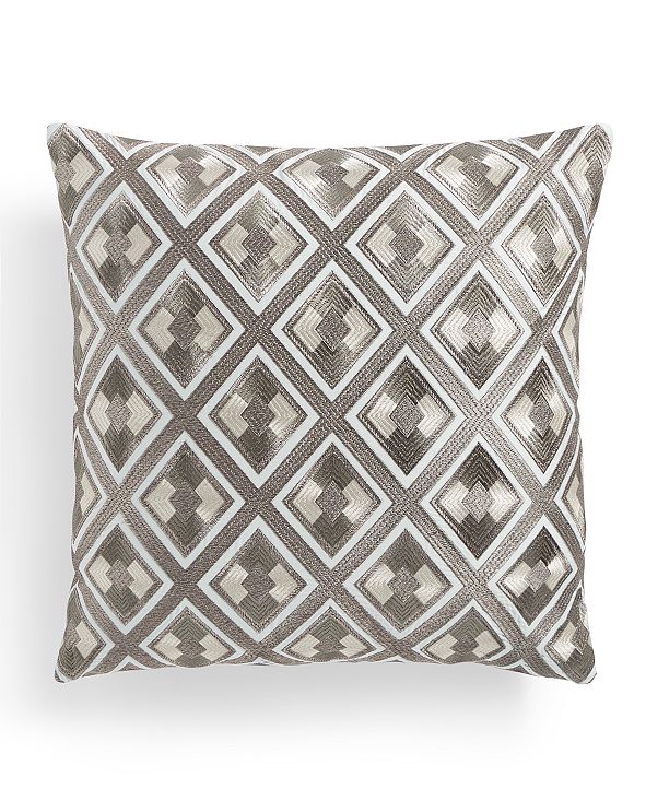 Hotel Collection Bedford Geo 20" x 20" Decorative Pillow ...