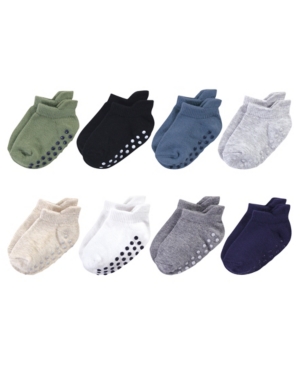 Touched by Nature Toddler Boys and Girls Socks with Non-Skid Gripper for Fall Resistance