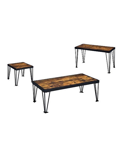 Furniture Of America Eagles Industrial Accent Table Set Reviews