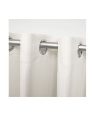 Curtains Biscayne Indoor - Outdoor Two Tone Textured Grommet Top Curtain Panel Pair, 54" x 120"