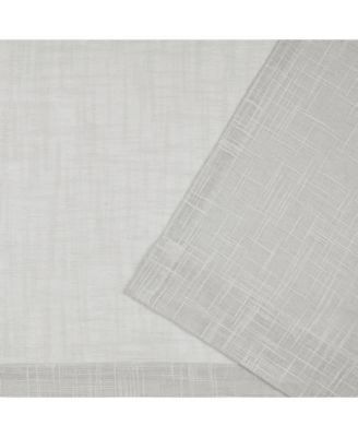 Curtains Jacinta Flippable Side Ruffle Sheer Rod Pocket Curtain Panel Pair, 54" x 96", Set of 2