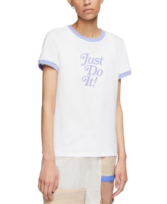 Nike - Sportswear Cotton Just Do It Ringer T-Shirt