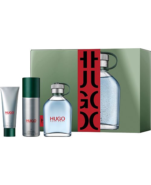 Hugo Boss Men's 3-Pc. HUGO Man Gift Set & Reviews - All Perfume ...