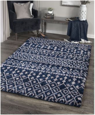 CLOSEOUT! Orian Cotton Tail Nardik Navy 5'3" x 7'6" Area Rug