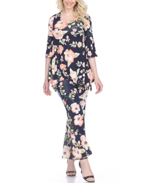 White Mark Women's 2 Piece Head To Toe Set