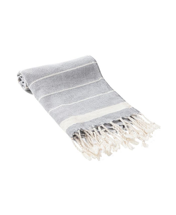 Olive and Linen Lena Hand or Kitchen Towel - Macy's
