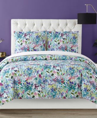 Christian Siriano New York Dahlia 3 Piece Comforter Set, Full/Queen ...