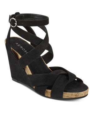 image of Aerosoles Phoenix Strappy Wedge Women-s Shoes