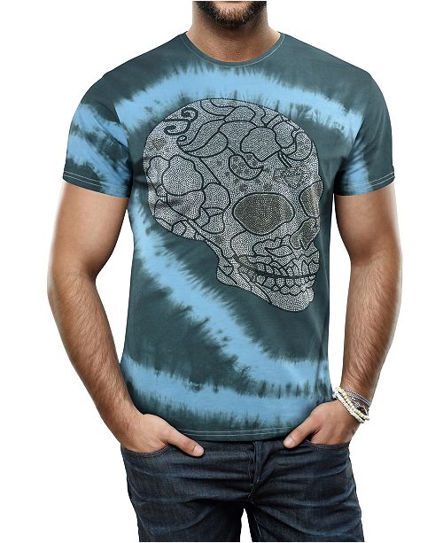 Heads Or Tails Men S Sugar Skull Inspired Graphic Printed