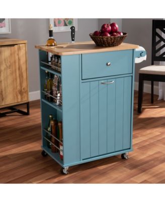 Liona Modern and Contemporary Kitchen Storage Cart