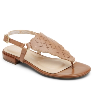 Rockport Women's Total Motion Zosia Wave Toe-Thong Sandals Women's Shoes
