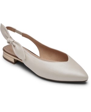 image of Rockport Women-s Total Motion Zuly Bow Slingback Flats Women-s Shoes