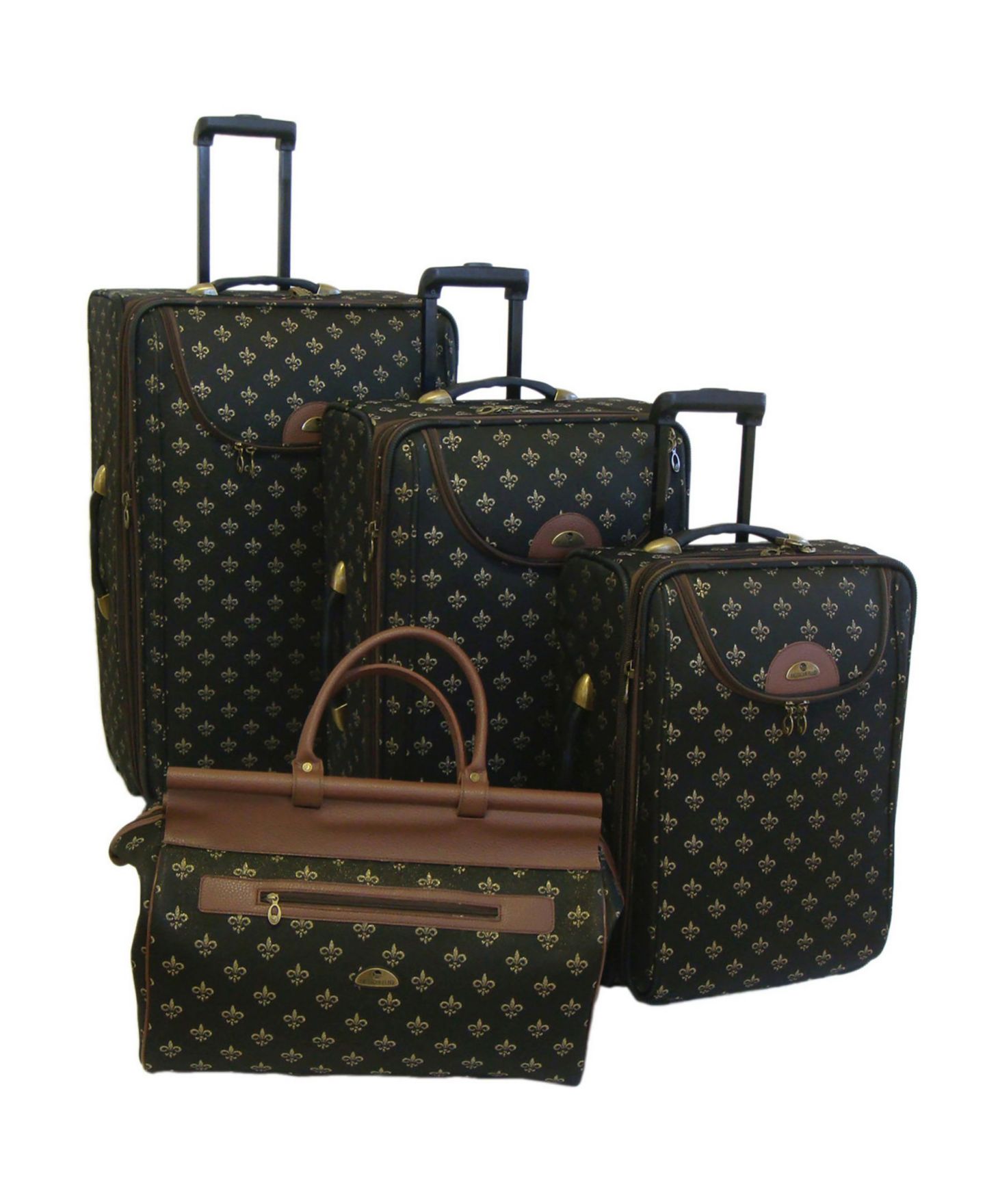 Чемоданы American Flyer Lyon 4 Piece Luggage Set, цвет: Чёрный — фото 1