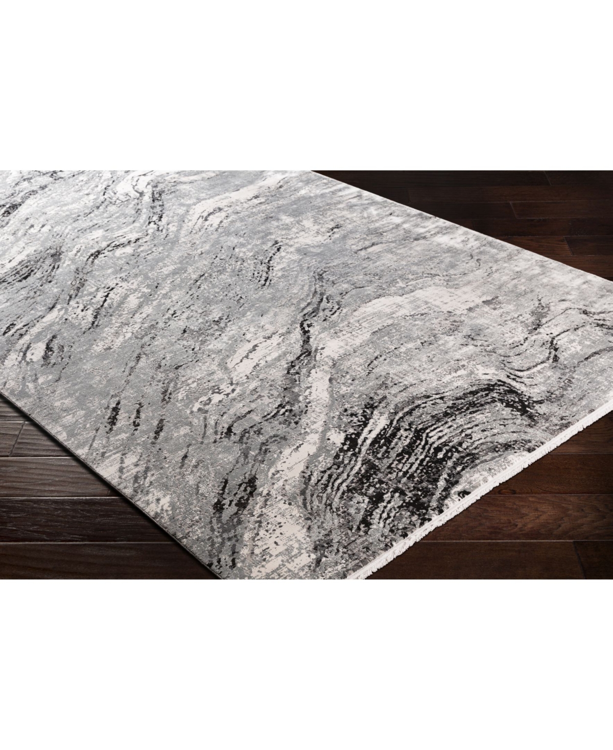 Surya Solar Sor-2309Runner Area Rug - Charcoal