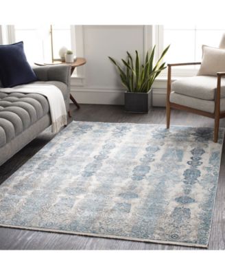 Solar SOR-2312 Gray 3' x 8' Runner Area Rug