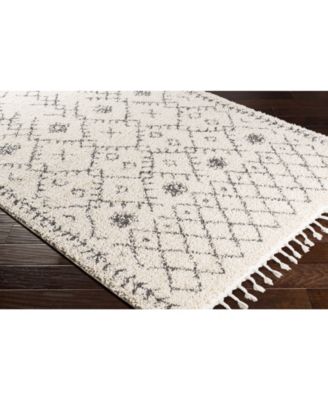 Berber Shag BBE-2302 Charcoal Area Rug