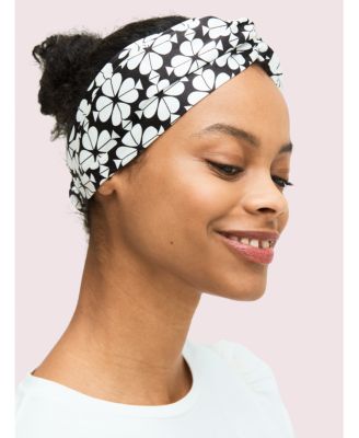 kate spade new york - Bicolor Spade Flower Turban Headband