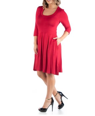 Women's Plus Size Fit and Flare Dress