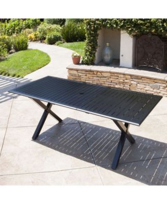 Exuma Outdoor Expandable Cast Rectangular Dining Table