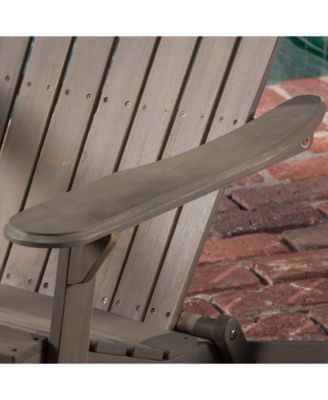 Hanlee Gray Folding Adirondack Chair