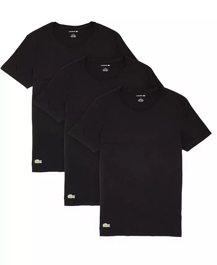 Men's Regular Fit Crewneck Cotton Undershirts, 3-Pack