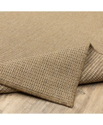 Karavia 2067X Sand 2'5" x 4'5" Outdoor Area Rug