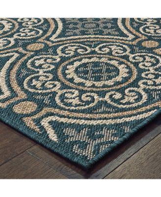 Latitude 609B 5'3" x 7'3" Outdoor Area Rug