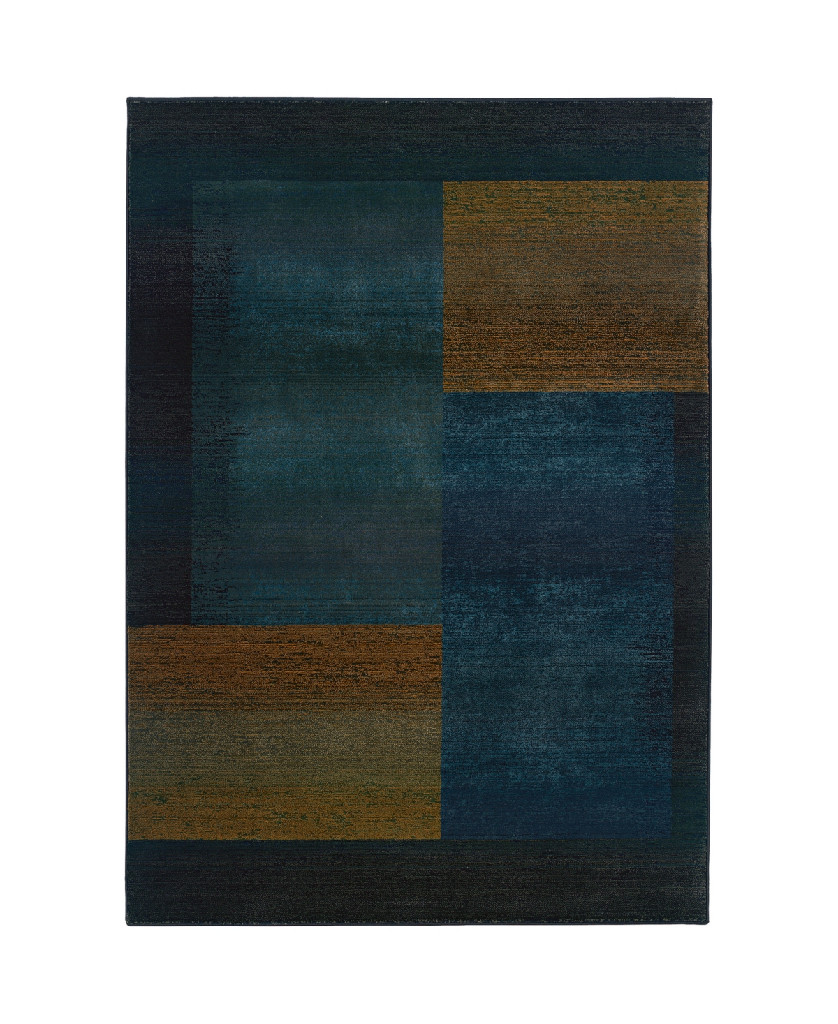 Jhb Design Kismet KIS010 5'3in x 7'6in Area Rug - Blue