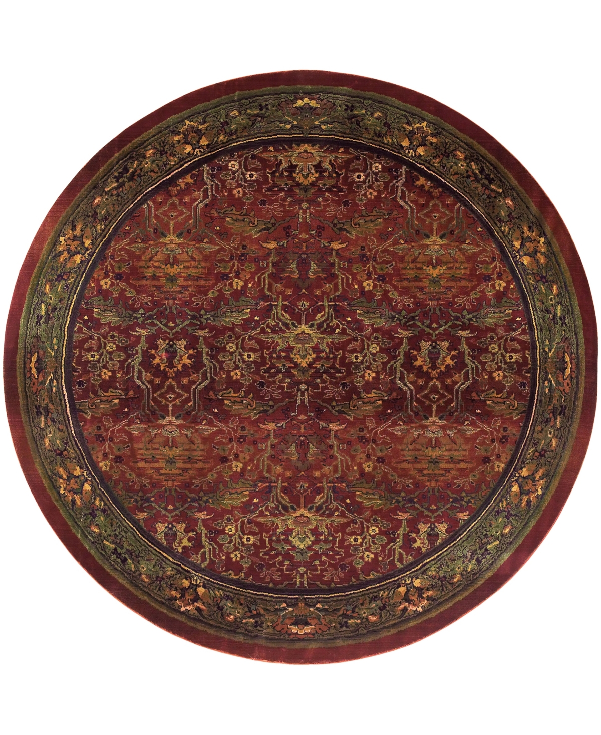 Jhb Design Kismet KIS05 8' Round Rug - Red