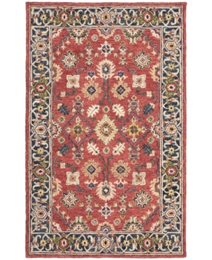 Jhb Design Alfresco 28404 Red 3'6" X 5'6" Area Rug