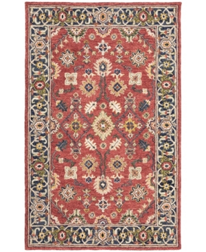 Jhb Design Garden Gar04 Red 3'6" X 5'6" Area Rug