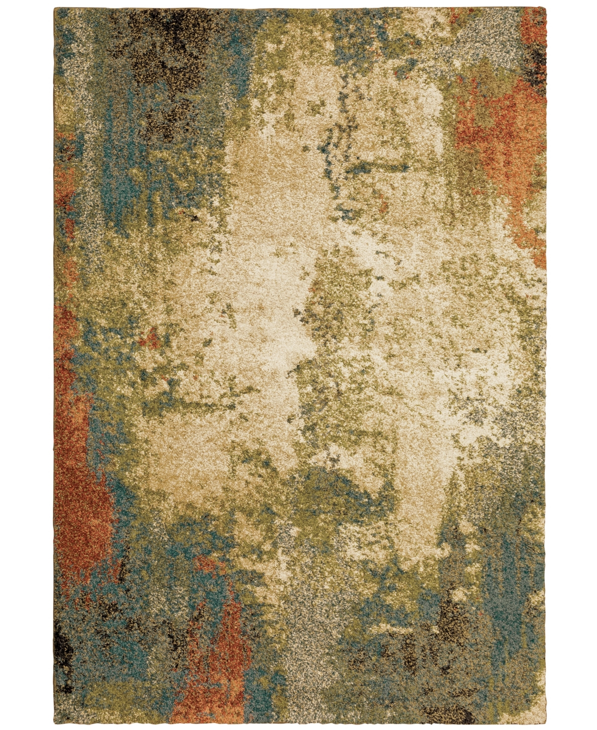Jhb Design Khole KHO08 Beige 7'10in x 10'10in Area Rug - Multi