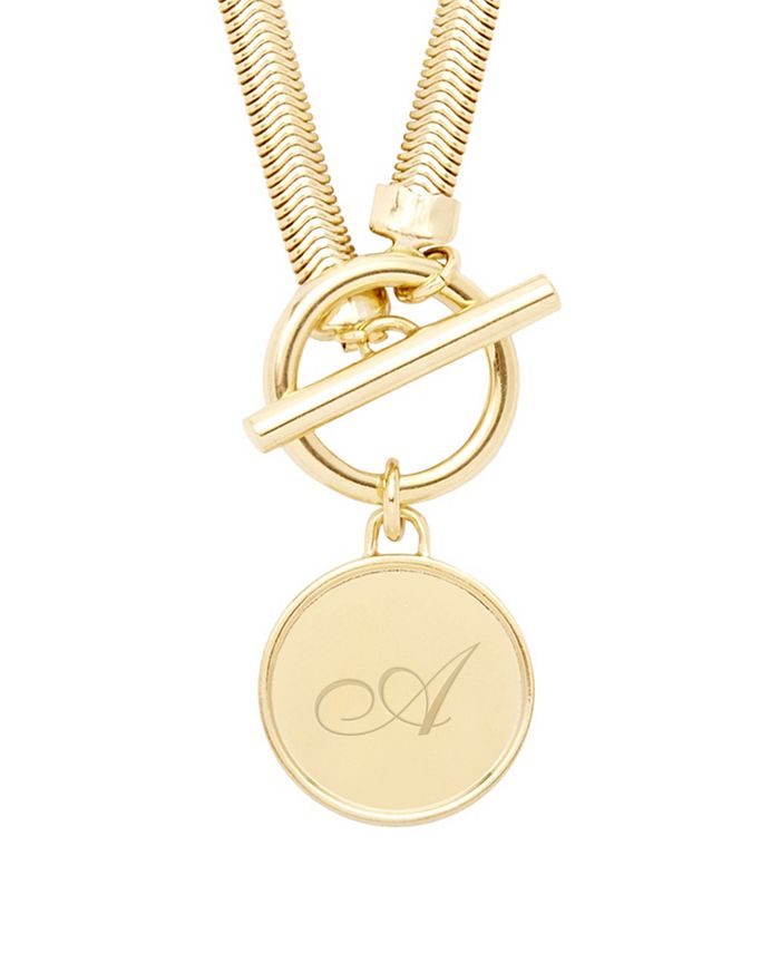 Brook York Izzy Toggle Initial Necklace Reviews Necklaces Jewelry Watches Macy S