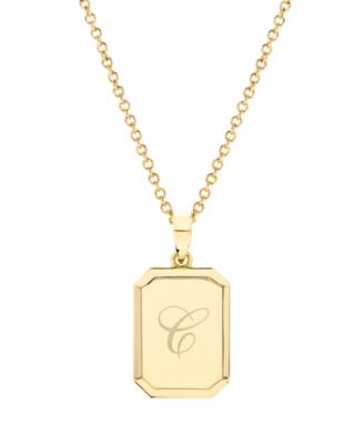 brook & york Willow Initial Pendant - Gold C