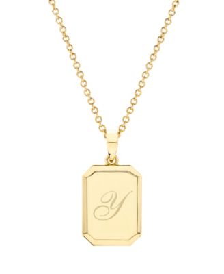 brook york Willow Initial Pendant - Gold Y 86$