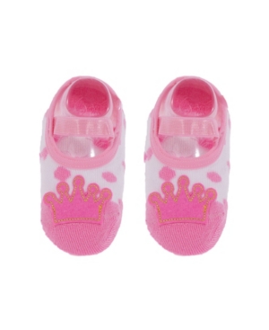 image of Nwalks Toddler and Little Girls Socks with Crown Applique